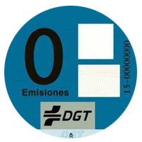 etiqueta medioambiental 0 Emisiones