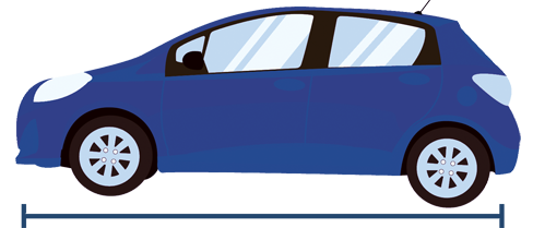 parte lateral del vehículo